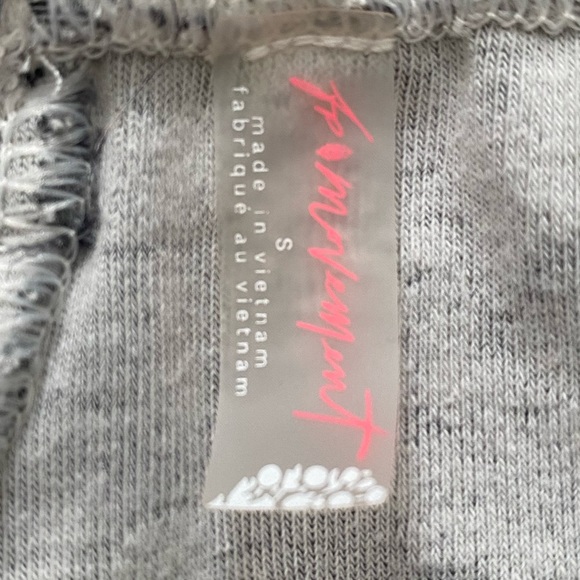 Free People Movement Where the Wind Blows Shorts Size Small Jacquard Gray New - Picture 4 of 4
